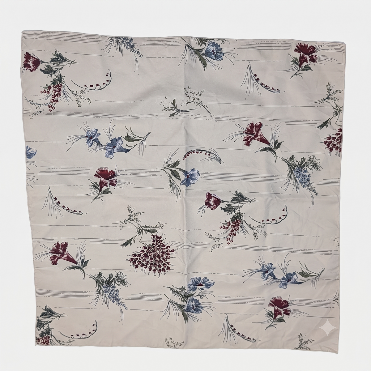 Vintage Halstuch Blumenmuster