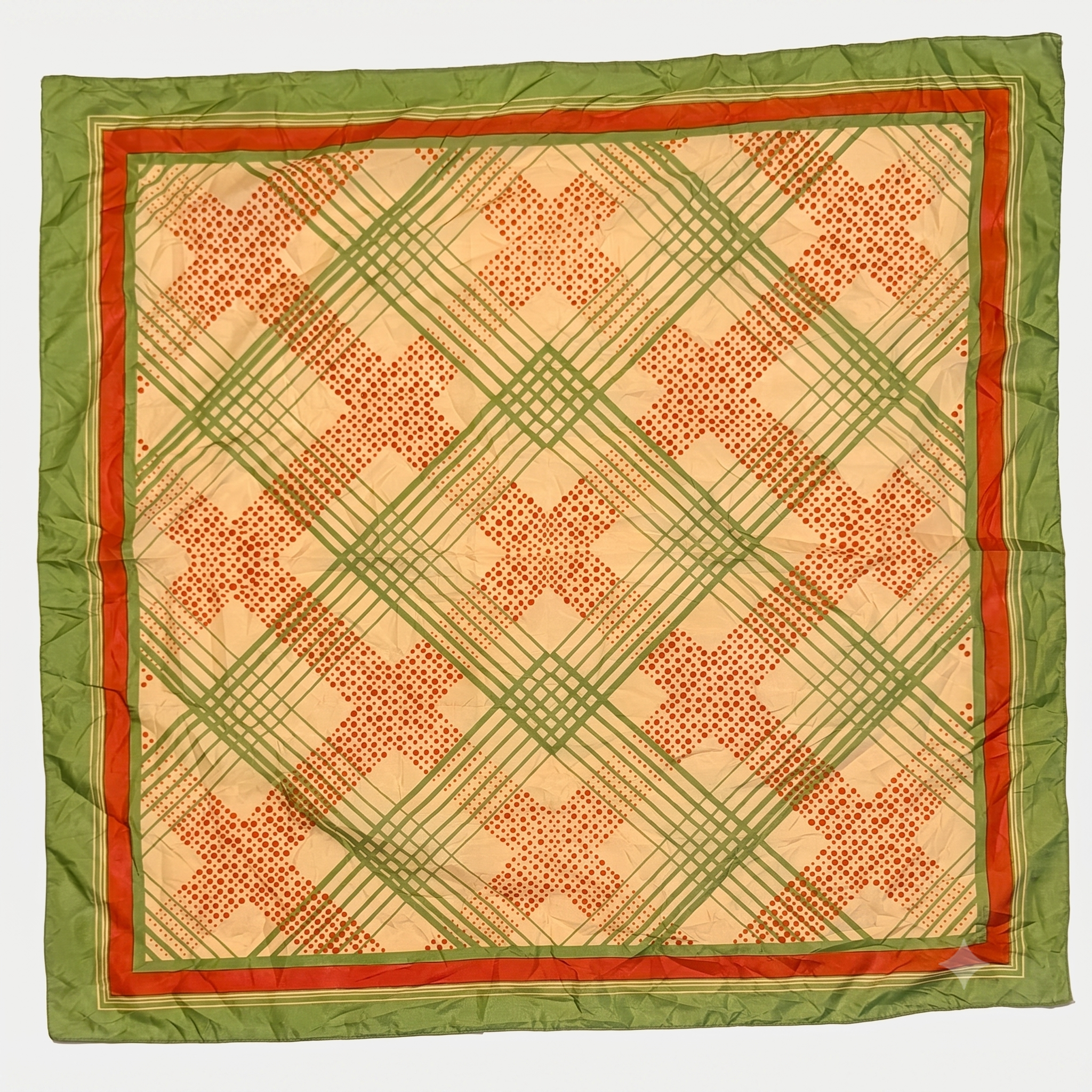 Vintage Halstuch Karomuster