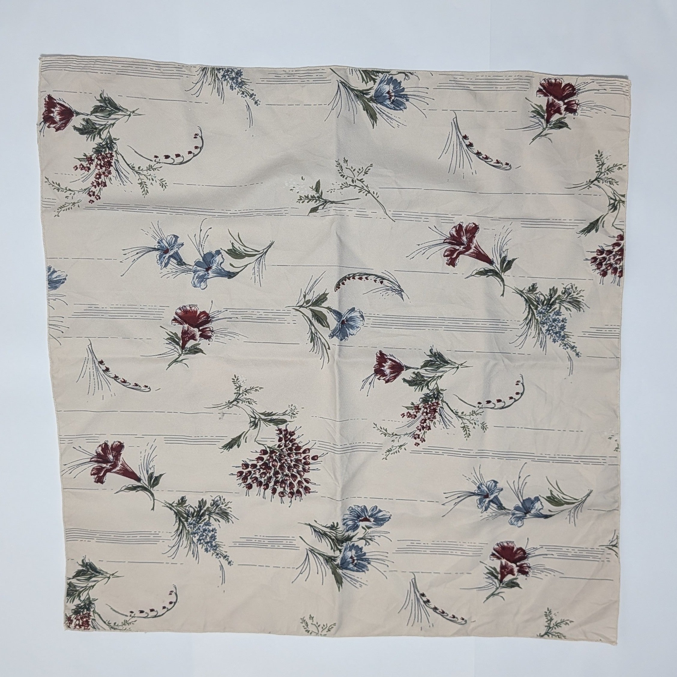 Vintage Halstuch Blumenmuster